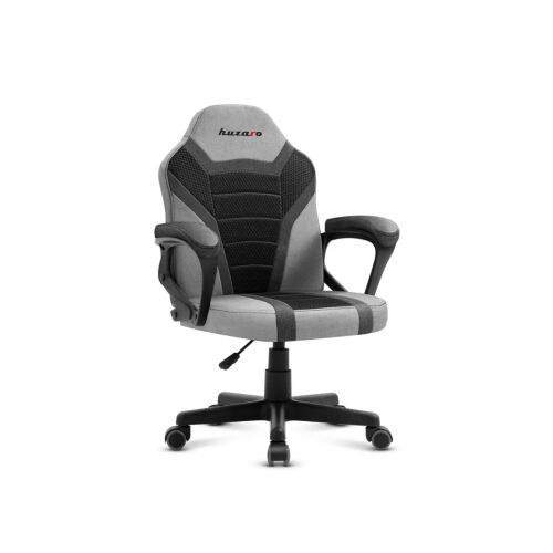 Scaun gaming pentru copii Huzaro Ranger 1.0 Grey Mesh, vedere frontală