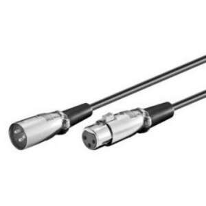 PremiumCord kjackxlr03 6m kabel XLR męski do żeńskiego - Goobay