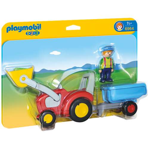 Playmobil Unchiul Pali pe tractor 6964