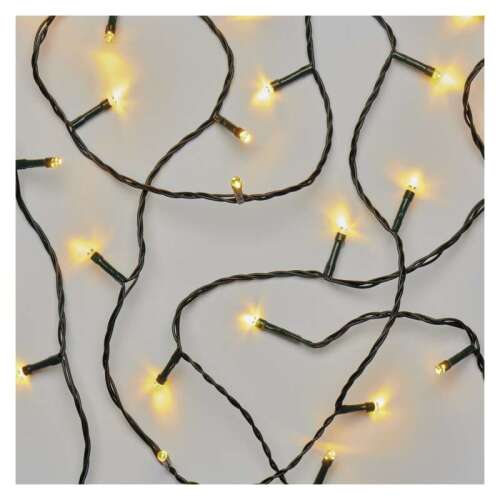 Emos D4AW02 warm white LED string lights, close-up