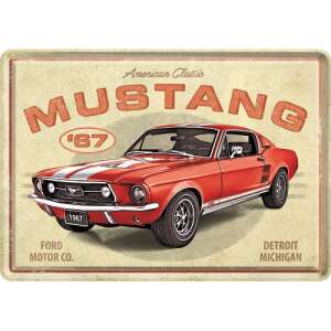 Retro Ford Mustang GT 1967 greeting card, American Classic - Greeting Card, Invitation