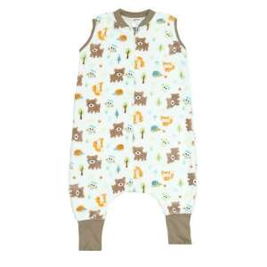 Wellsoft 3 Tog-os baba hálózsák, aranyos erdei állatos mintával - Lakberendezés