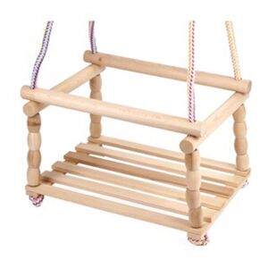 Hinta Natürliche Holz Babyschaukel, sicheres und stabiles Design - Regio