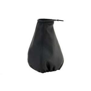 Fekete bőr sebességváltó kar zsák húzózsinórral - AMiO