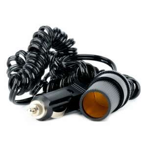 3 meter long car cigarette lighter extension cable with 12/24V power supply - AMiO