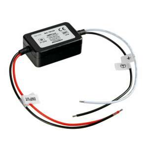 LAMPS 12V-8A voltage stabilizer, 10-32V input, 12V output, 8A current, black box with wires, car accessory - Light & Indicator