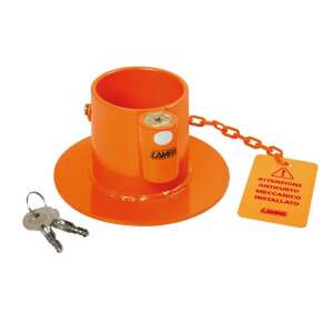 LAMPA trailer hitch lock with key, anti-theft device for trailer - Vehicle alarm & lock