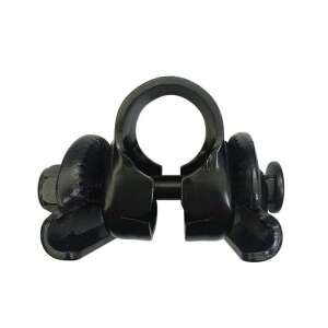 Black bicycle saddle clamp, seat post clamp - Bicycle saddle