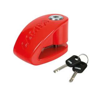 LAMPA red motorcycle disc lock with keys - Motorbike theft protection