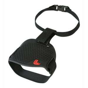 Protector de pantofi pentru motociclete, negru, cu bandă velcro, pentru protejarea pantofilor de schimbătorul de viteze