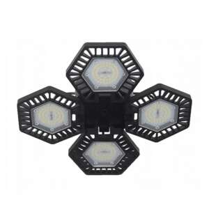 Lampă reglabilă pentru garaj cu 4 panouri LED, 80W, 6000LM, 110-277V AC - Reflectoare și lămpi de lucru