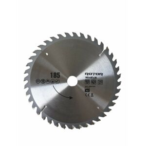 ROTOR Fűrészlap - Fa - 185x20mm - 40T 140750230 - Rotor