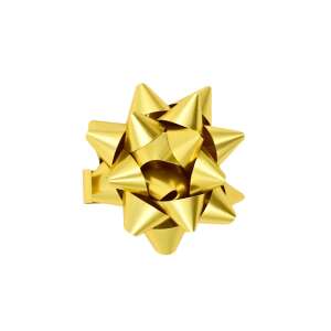 Set mit 10 selbstklebenden Sternen, 5 cm, Brizzolari, goldfarben