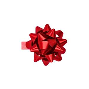 Set mit 10 selbstklebenden Sternen, 5 cm, Brizzolari, Farbe Rot