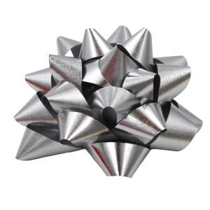 10 pcs self-adhesive star set, 9 cm, Brizzolari, metallic silver 106919109 - Sticker, Magnet