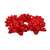 10 pcs self-adhesive star set, 9 cm, Brizzolari, matt red 106919110