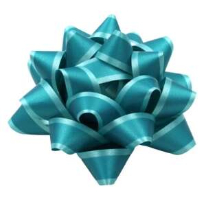 Teal self-adhesive star, 9 cm, Brizzolari, matte finish - Sticker, Magnet