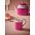 Pip Studio milk jug, gold-pink, 260ml, Pip Chique collection, on a table with a teapot and a lemon