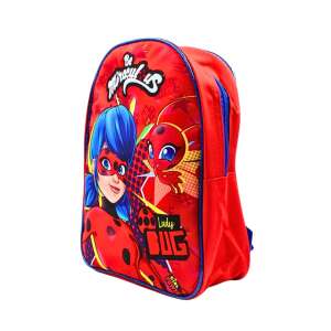 Plecak szkolny Perletti Lady Bug, czerwony z niebieskimi akcentami, z postaciami z Miraculous Ladybug - Nonbrand Tornister