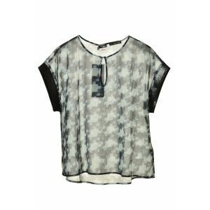 s.Oliver Szürke Mintás Áttetsző Női Felső - 40 130489619 - S.Oliver