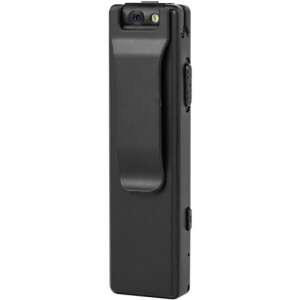 iUni M8 body camera, black, with clip, for recording video and taking photos - Security Camera