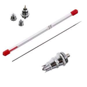 Súprava airbrush trysiek s ihlou 0,2 mm pre striekacie pištole Fengda BD-180 106896204