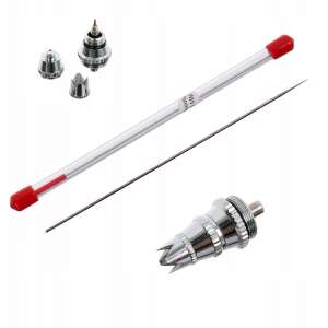 Súprava airbrush trysiek s ihlou 0,3 mm pre striekacie pištole Fengda BD-180 106896211