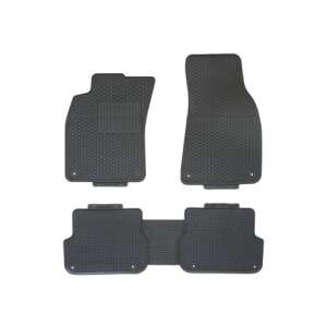 Audi A6 (C6) 2004-2011 black rubber floor mats set - Car mat