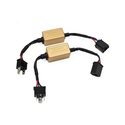 2x LED H4 12V Xenon Bulb Error Fix Kit