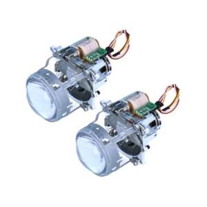 Pair of 3 inch Bi-xenon projector lens for car headlights, compatible with D1S and D2S bulbs - Car light