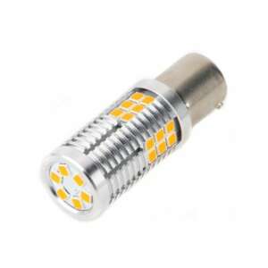 Orange LED Car Bulb BAU15S 12-24V 30 SMD 3030 Epistar Signaling NO ERROR - Car bulb