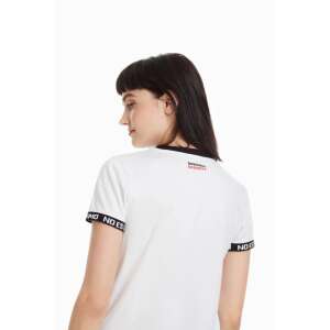 Desigual Twins Fehér Flitteres Női Póló 38359465 - Desigual