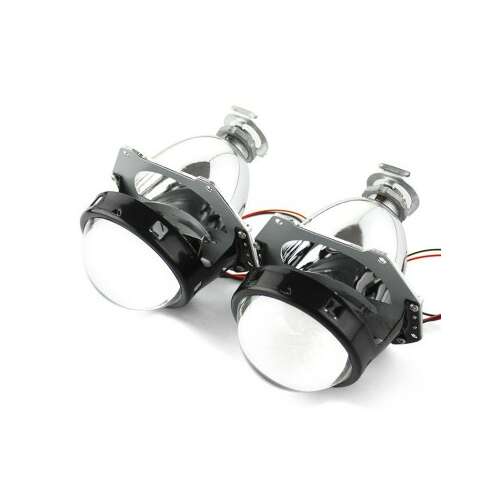 Hid Bixenon Mini H1 3" automatikus nagyító készlet Z114 díszítéssel, projektor lencsék párja - Autólámpa