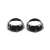 Pair of black trim rings for Morimoto Mini H1 2.5 inch Bi-Xenon Projector Lens