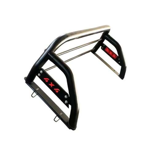 Black roll bar with red lights for Ford Ranger T9 2022+