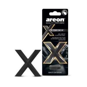 Areon Xperience Black Crystal car air freshener, black X-shaped design, quality car perfume - Car Air Freshener