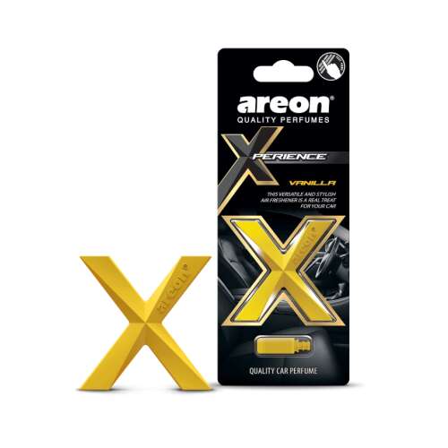 Areon Xperience Vanille-Lufterfrischer für das Auto, Lüftungsgitterclip, hochwertiges Autoparfum