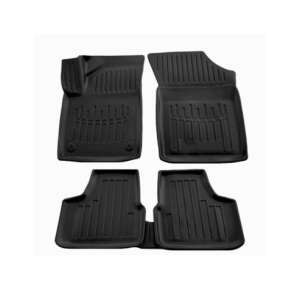 Skoda Citigo (2012-) car floor mats, set of 4, black, rubber, umbrella tray type - Car mat