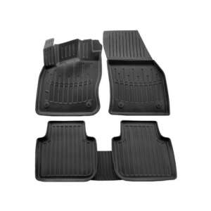 Volkswagen Tiguan II Allspace (2016-) car floor mats, black rubber, set of 4 - Car mat