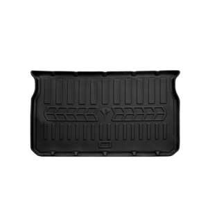 Peugeot 208 (2012-2019) trunk mat, black rubber, car accessory - Trunk mat