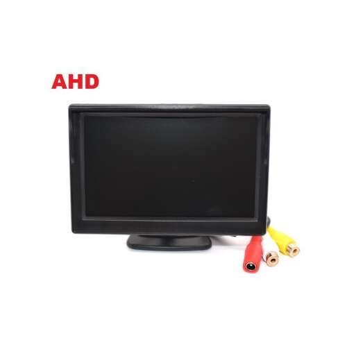 5 inch AHD car monitor, rear view monitor, rearview monitor, car monitor, rear camera monitor, backup camera monitor, car monitor for reversing, car monitor for backup camera, car monitor for rear camera