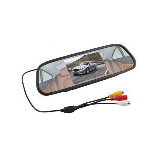 5 Zoll LCD Rückspiegelmonitor mit eingebautem Bildschirm, für Rückfahrkamera, Auto-Rückfahrkamera, Parkhilfe