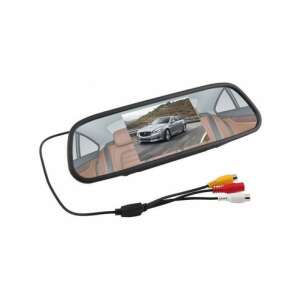 Monitor oglindă retrovizoare LCD de 5 inci cu ecran încorporat, pentru camera de marșarier, camera de marșarier a mașinii, asistență la parcare - Camere auto