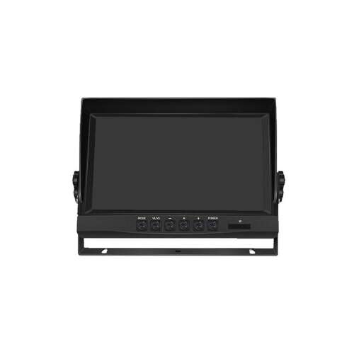 9 Zoll LCD-Monitor für Auto, 12V-24V Stromversorgung, schwarz, Frontansicht