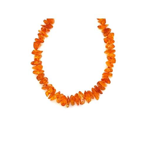 Sárga borostyán nyaklánc, Borostyán baba lánc sárga