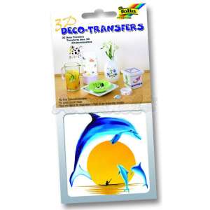 3D Decorative Sticker, 10x10 cm - Dolphins 106899332 - Malipen