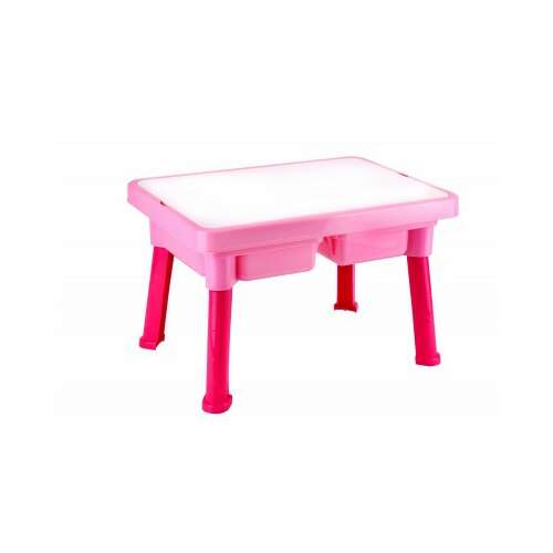 TechnoK Play Table with Sand and Water, with Storage, Pink 106899414