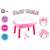 TechnoK Play Table with Sand and Water, with Storage, Pink 106899414