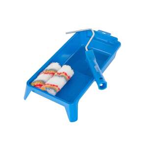 Set trafalet cu tava pentru vopsit, role poliacrilic, 4 elemente, Geko G66356