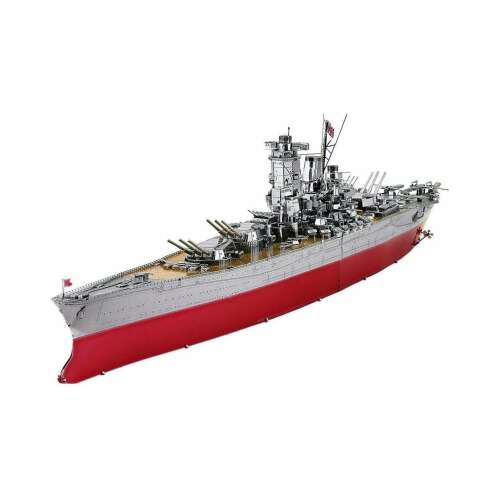 Piececool 3D Metall-Puzzle, Schlachtschiff Yamato, 245 Teile, zusammengebautes Modell